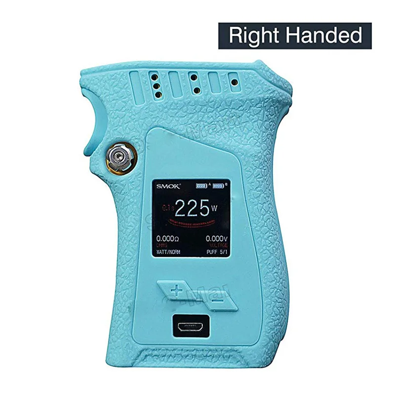 right tiffany blue Силиконовый чехол для правой руки vape Smok 225W Mag box Mod shield, силиконовый чехол, защитный чехол для кожи, деформационный стикер, демпфер - Цвет: right tiffany blue