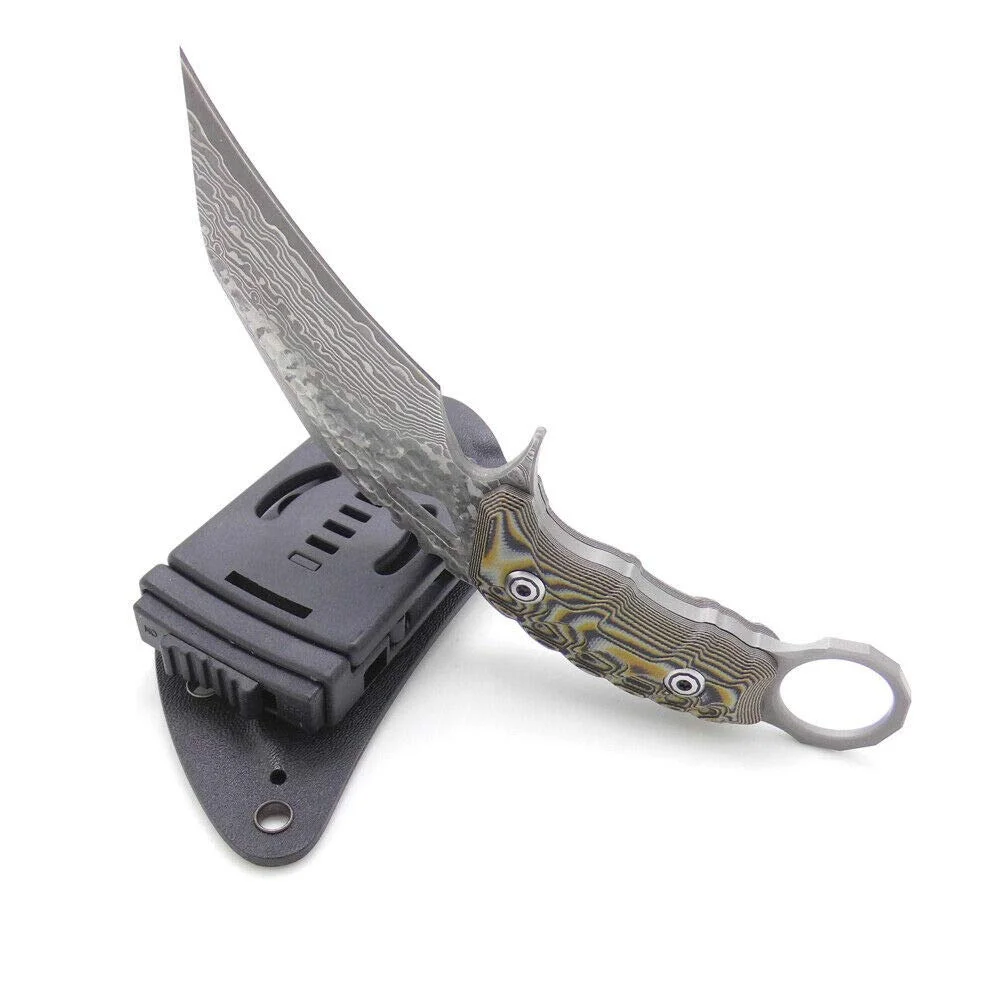 Тактический керамбит MASALONG боевой нож из стали для самообороны кемпинга охоты