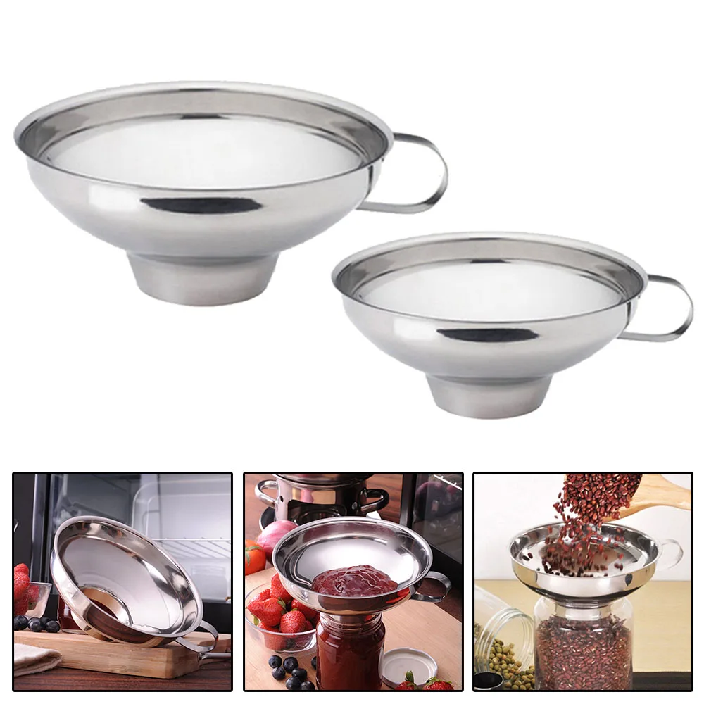 

Tool Funnel Parts Professional Replacement Stainless Steel Mouth Canning
