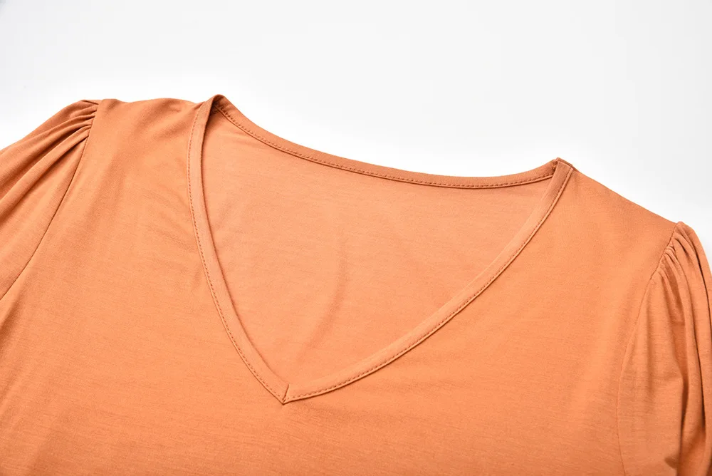 

New Latern Sleeve V Neck Sexy Bodysuits Streetwear Casual Skinny Women Spring Autumn Black Body Top Jumpsuit Romper Mujer G2242