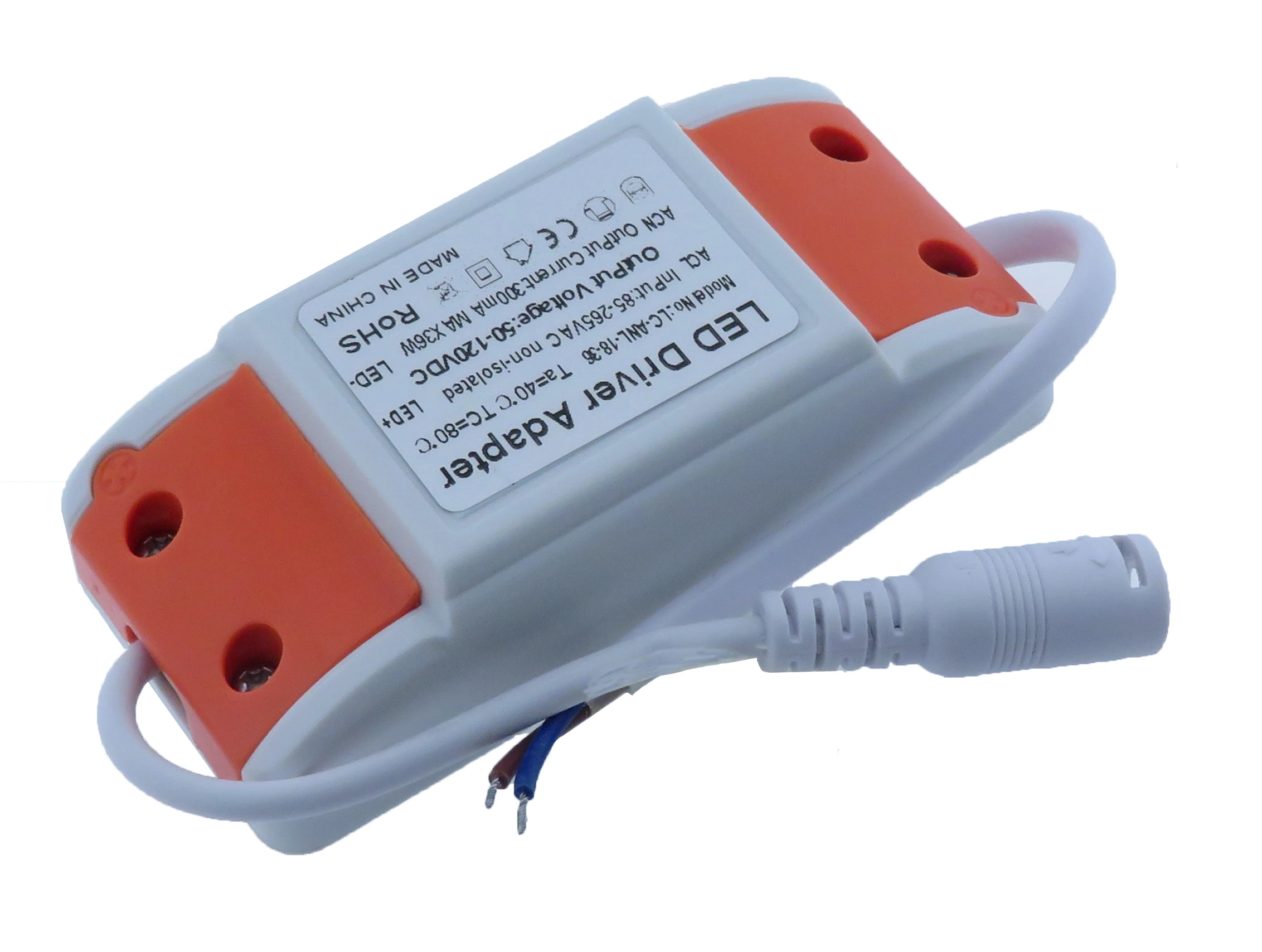 

Freeshipping 18W 24W 30W 36W LED Driver Adapter 300mA LED Ceiling light Transformer LED Downlight Panel Light Power Sipply