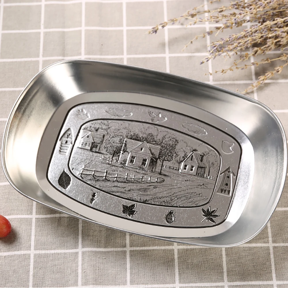 Железная пластина в форме лодки Фруктовая тарелка фрукты чаша Сухофрукты блюдо