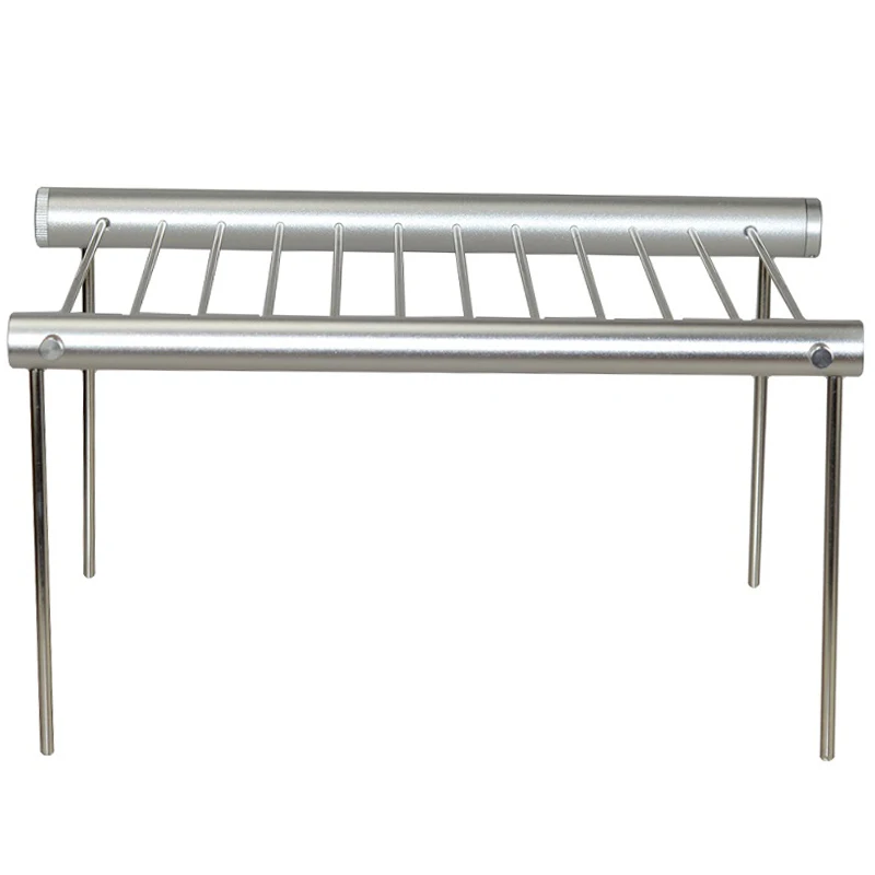 Карманный гриль для барбекю портативный из нержавеющей стали складной