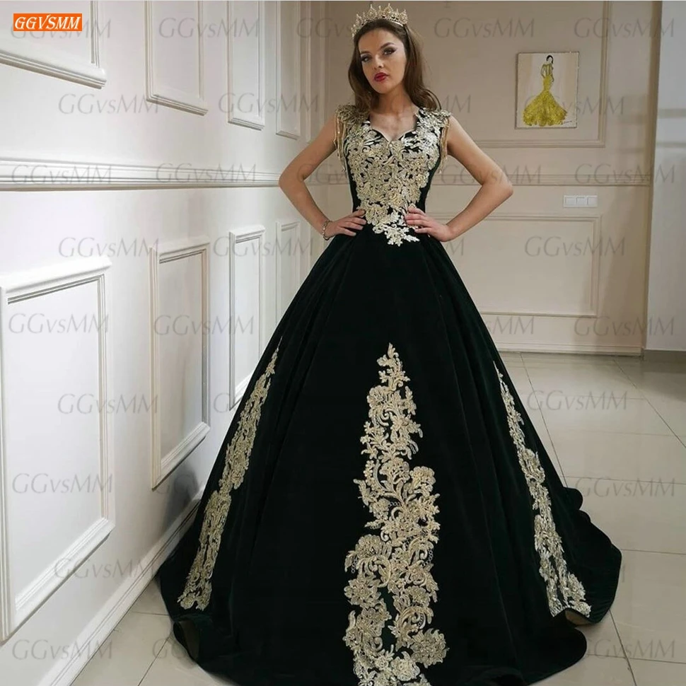 

Dark Green Evening Gowns 2020 Sleeveless Lace Appliqu Ball Gown Women Dresses Party Long Custom Made Vestidos De Fiesta De Noche