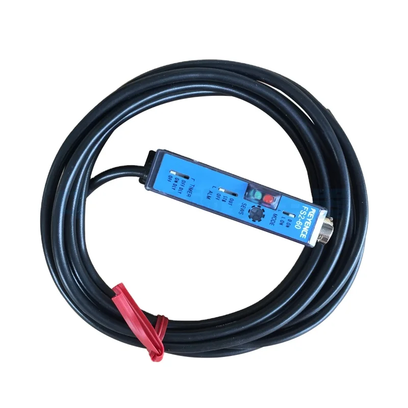 

FS2-60P KEYENCE Fiber Amplifier Vernier Capacitor with Long Detect Distance NPN Collector Open Circuit 8-turn regulator