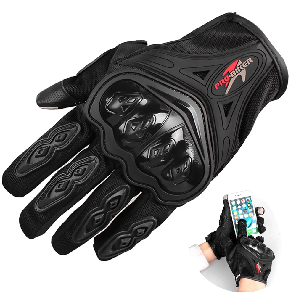 Мотоциклетные Перчатки с сенсорным экраном перчатки для мотокросса полным