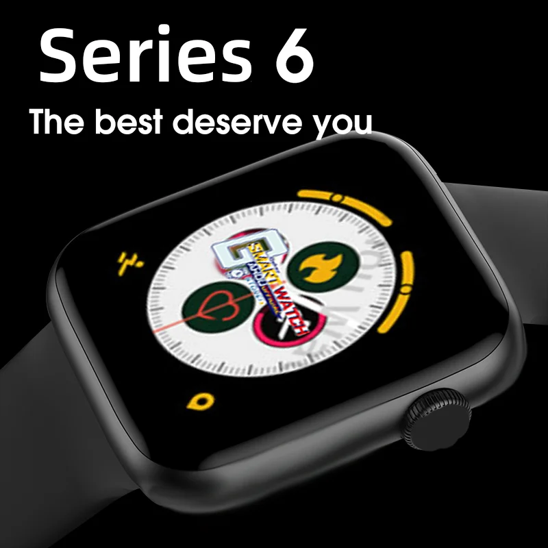 Серия 6 smartwatch IWO X7 2021 вызовов через bluetooth ЭКГ пульсометр мужские часы фитнес трекер