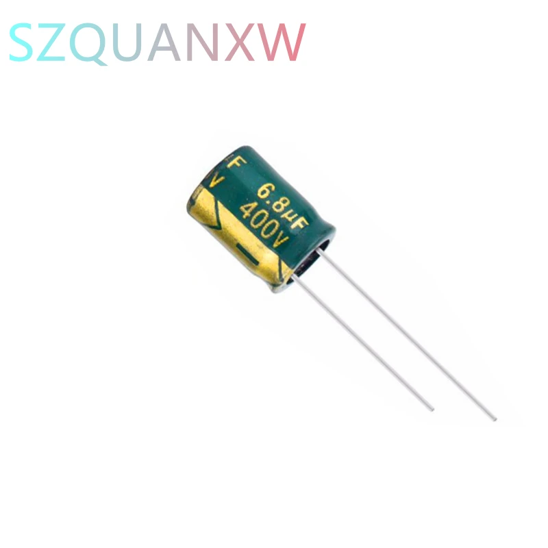 

20PCS 400V6.8UF 8x12mm 8*12mm high frequency low resistance power motherboard long life electrolytic capacitors
