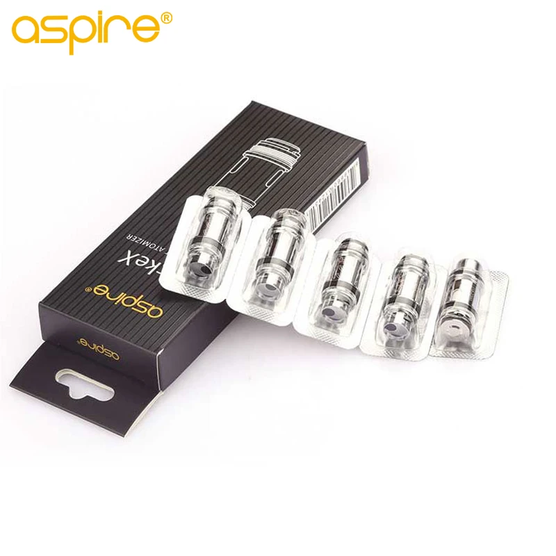 Aspire катушка pockex 5 штук упак. 1.2ohm Vape головка 316L сталь для электронных сигарет PockeX AIO