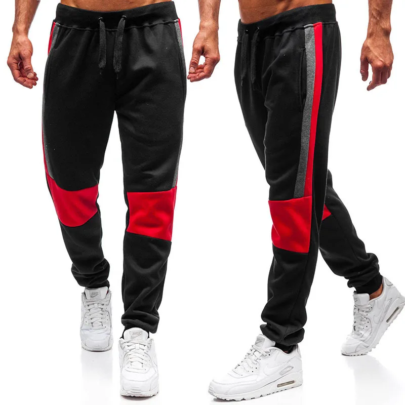 Новинка 2020 модные повседневные брюки мужские облегающие спортивные карандаш