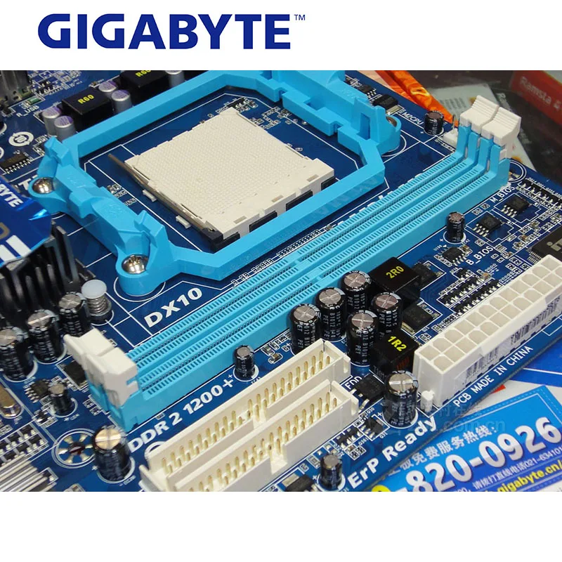 Разъем AM3 для AMD 760G Gigabyte GA MA78LM S2 материнская плата DDR2 8 ГБ десктопная системная ATX