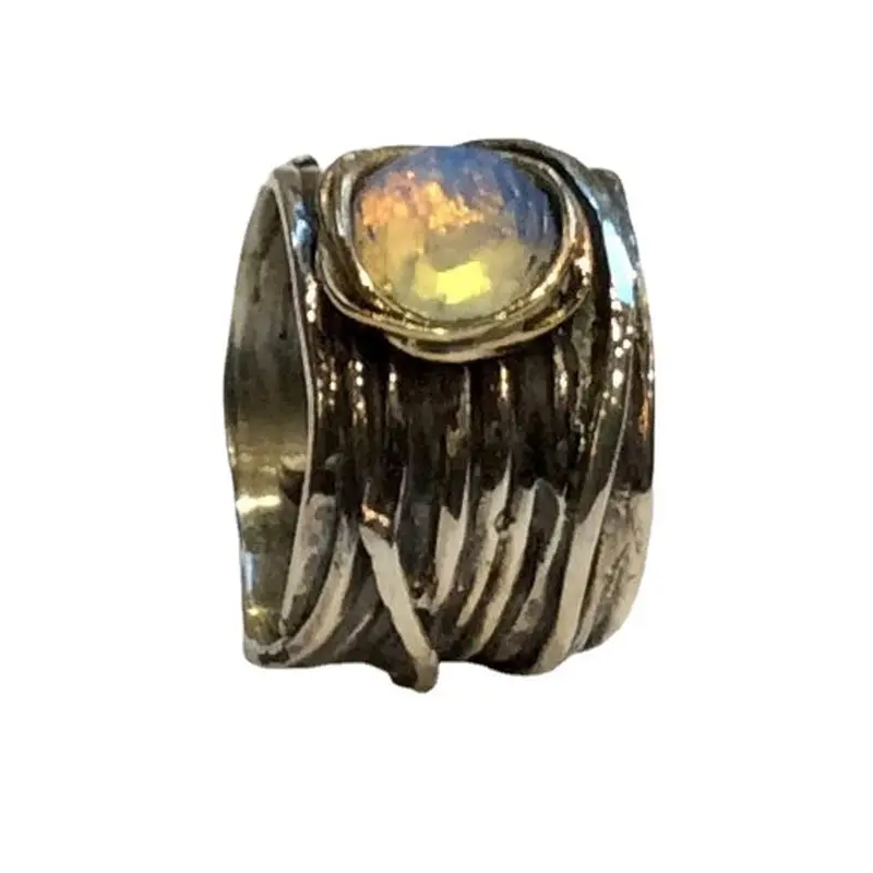 

Vintage Moonstone Rings for Women 2021 New Arrivals Branches Inlace Women's Massive Ring Female Engagement Wedding Jewelry Gifts