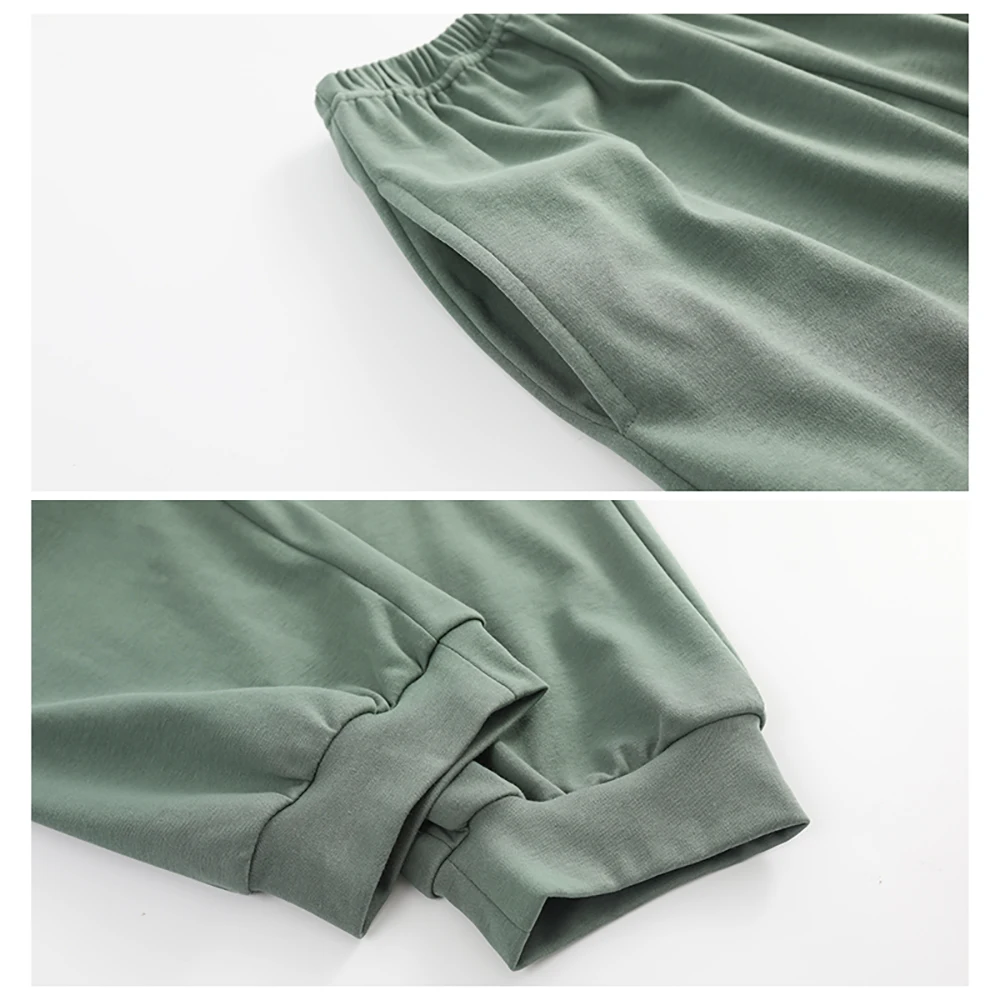 

NEW Spring Warm Green Silk Avoadco Pajama Set for Women Autumn Fashion Satin Soft Sleepwear 100% Cotton Atoff Home Nightwear