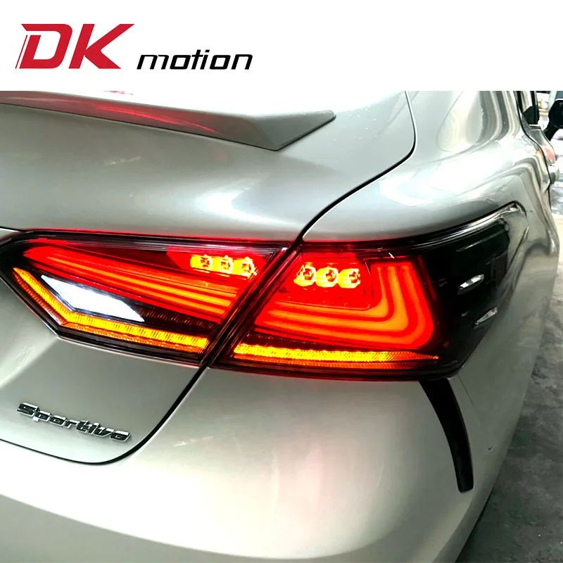 2018 стайлинга автомобилей Высокая яркость led Хвост светильник s для Toyota camry задний
