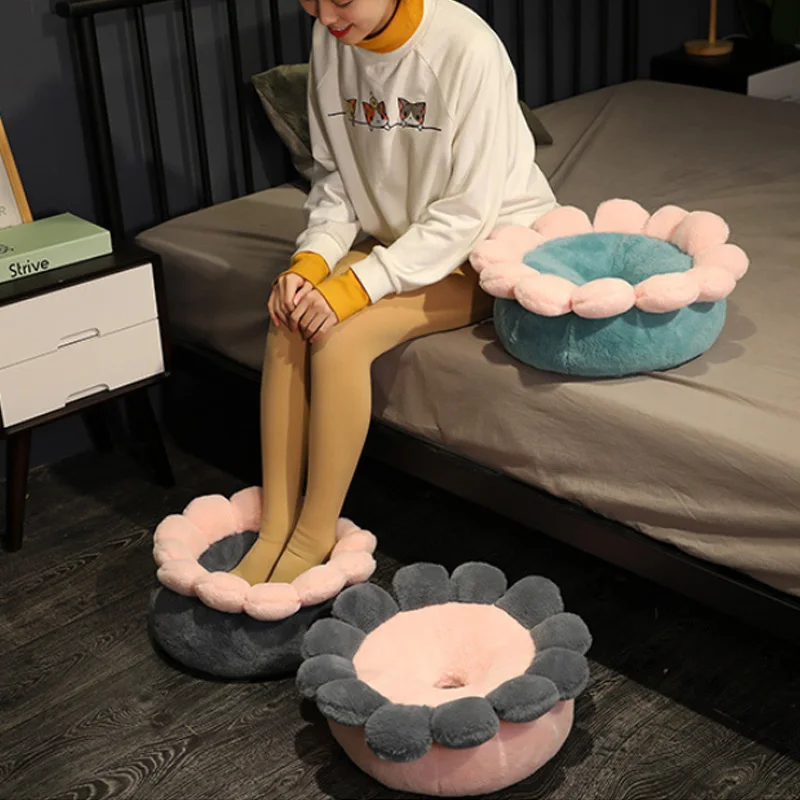 値段 漫画ラウンド花びらシートクッション畳シートパッドソフトオフィスチェアクッション厚いシート枕カーシートクッションギフト子供