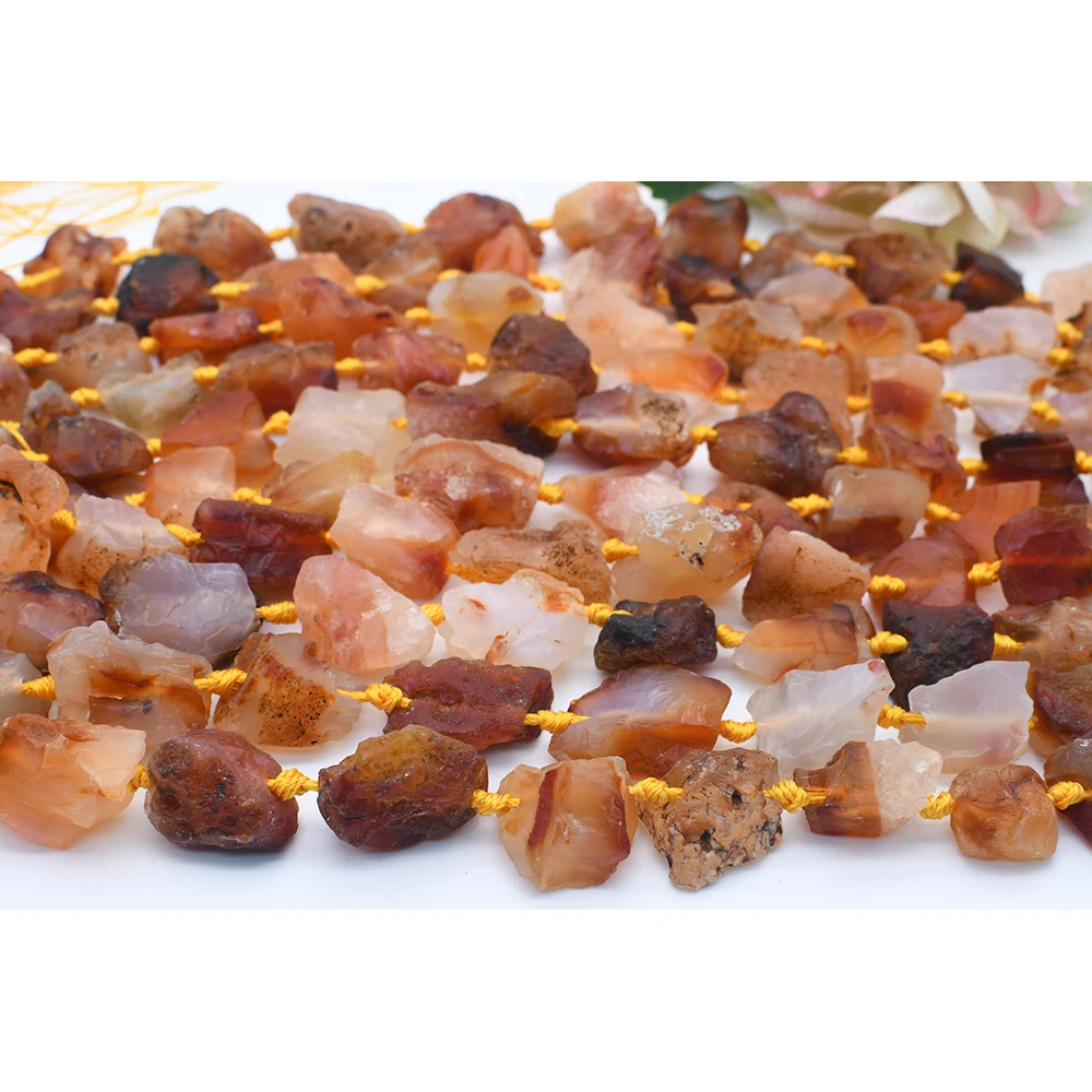 20-30mm Natural red aventurine Irregular shape stone Beads For DIY necklace bracelet jewelry make 15 