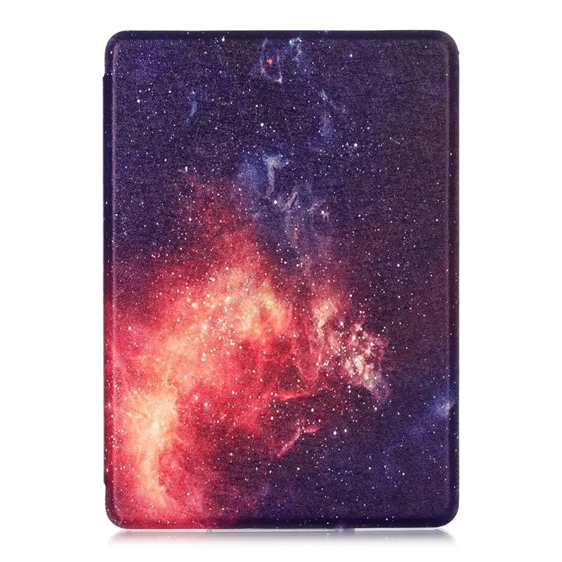 Магнитный умный защитный чехол из искусственной кожи чехол для Amazon New Kindle 10th Generation Release 658 защитная оболочка - Цвет: Red Milky Way