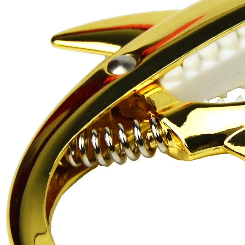 

New Alloy Personality Shark Capo Ukulele Guitar Parts and Accessories