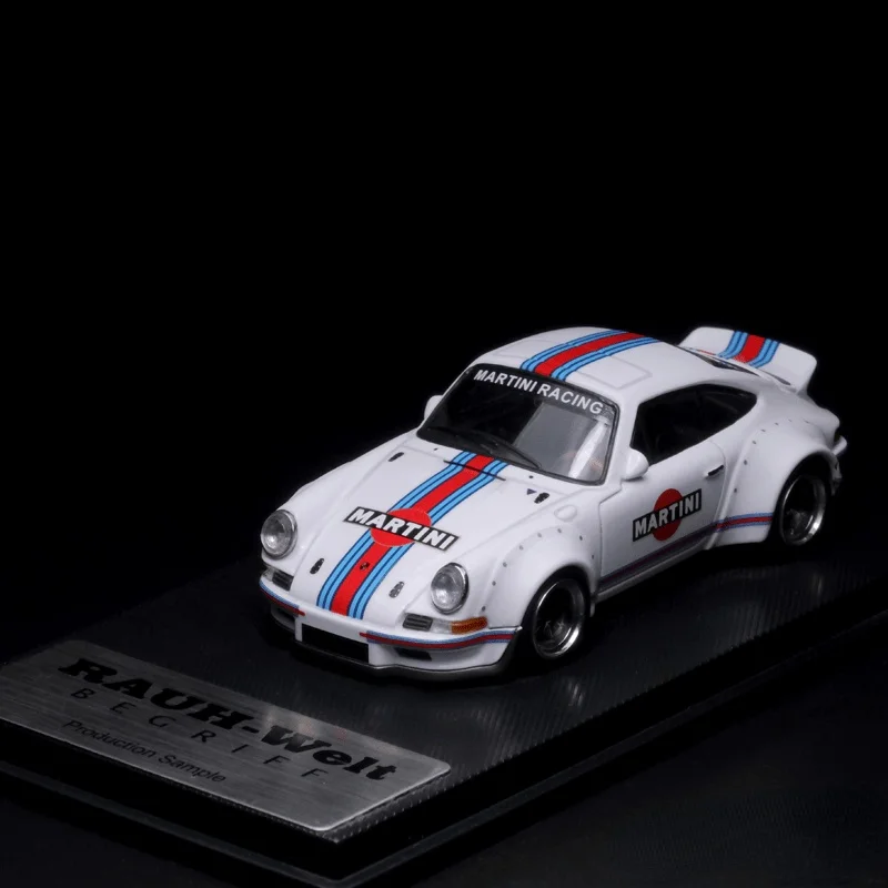 

Модель автомобиля MC Martini из сплава 1:64 Porsche 911 модифицированная модель автомобиля RWB 930