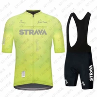 strava 2021 cycling sets triathlon bicycle clothing breathable mountain cycling clothes suits ropa ciclismo verano triathlon