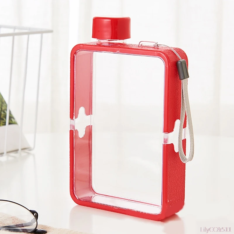 A5 плоской воды Кубок кружки Для Мужчин's Бумага бутылку Творческий переносная