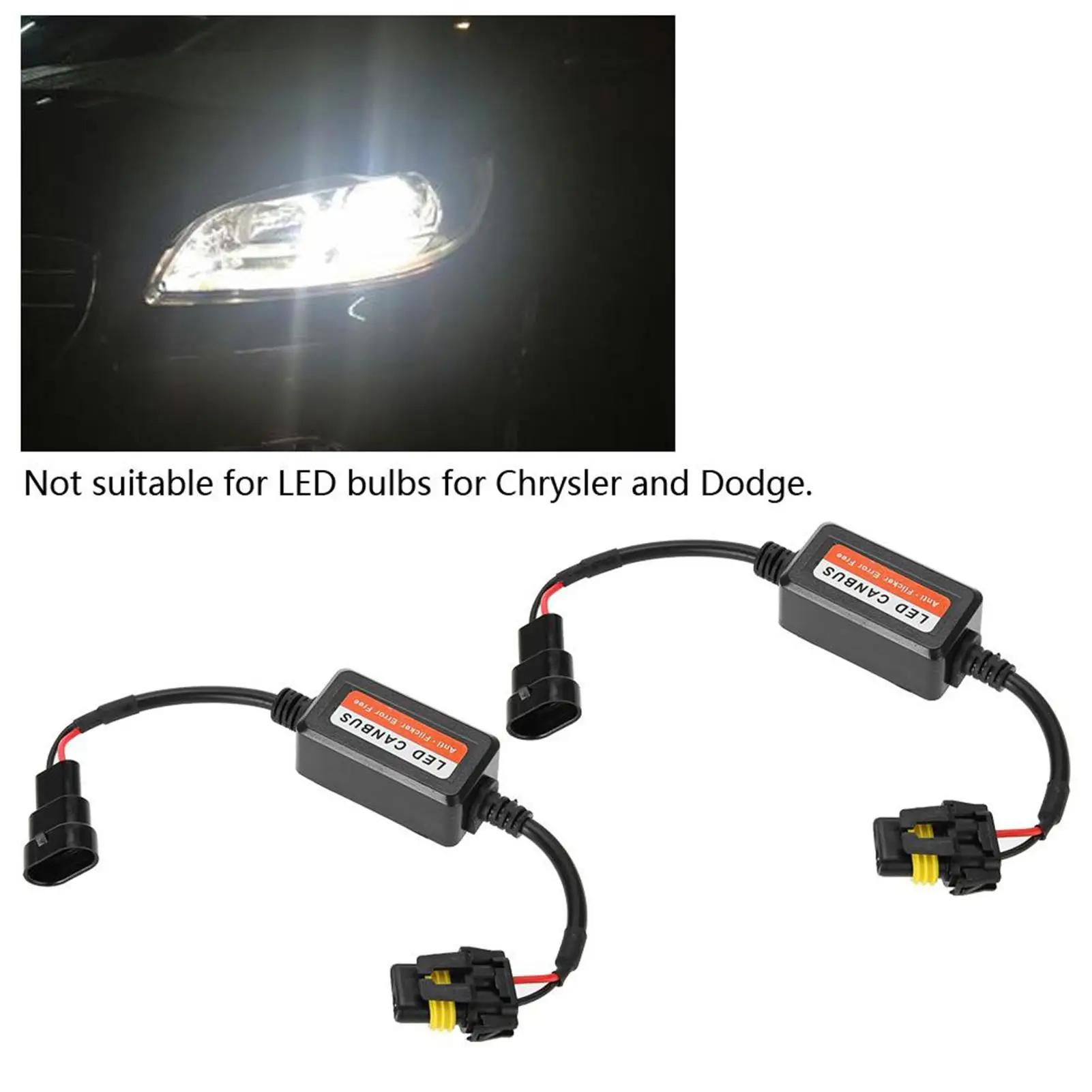 

2 шт. 9005/9006 Автомобильный светодиодный декодер фары ошибок радио анти-мерцание компенсатор автомобильные аксессуары 2020