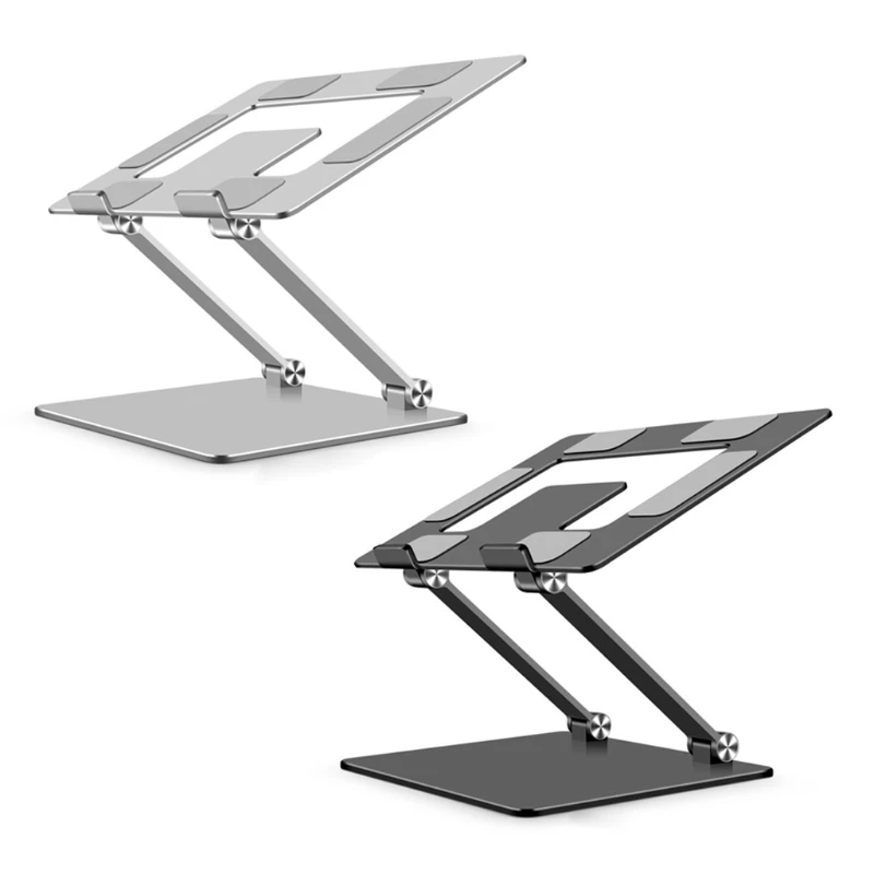 

Aluminum Alloy Cooling Pad Holder Desktop Bracket Adjustable Tablets Computer Stand for 10-18 inch Notebook Laptops T21B