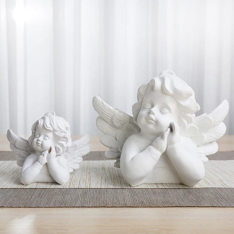 

MODERN BUST ANGEL CHARACTER STATUES RESIN ORNAMENTS HOME LIVINGROOM DESK FIGURINES CRAFTS OFFICE TABLE DECORATION WEDDING GIFTS