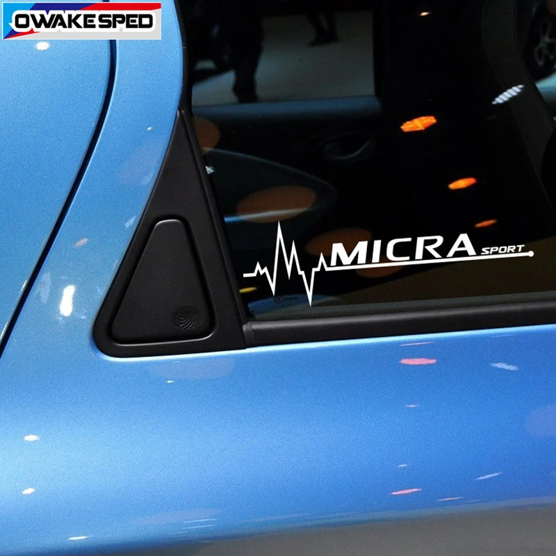 2 шт. светоотражающие виниловые наклейки на дверь и боковое окно Nissan Micar |