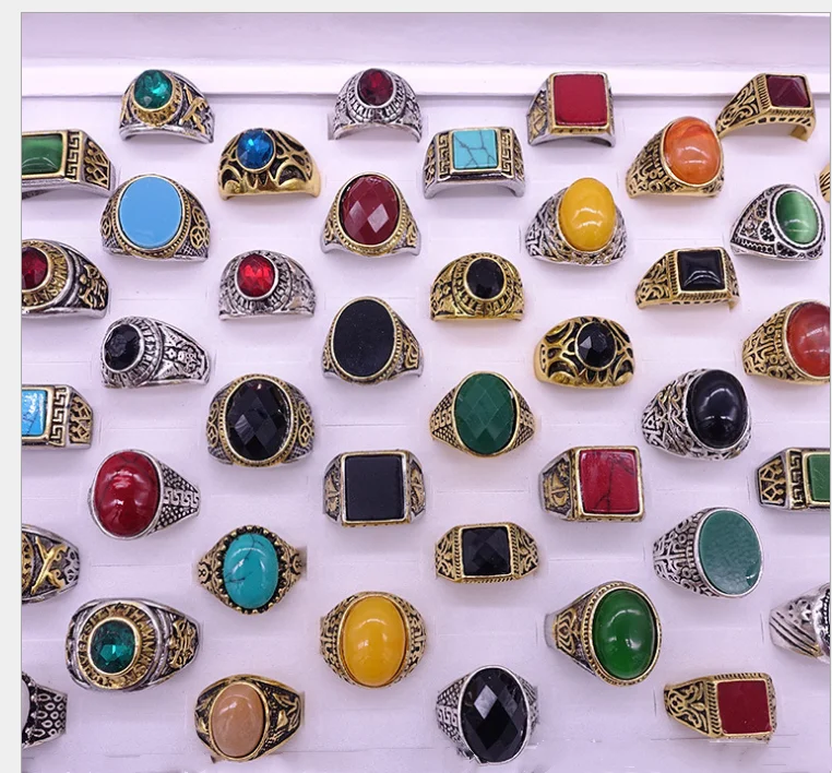 Ювелирное изделие персональный мужские кольца инкрустированные с жемчужиной