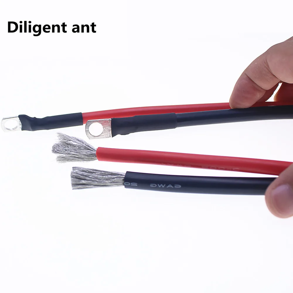 Высококачественный мягкий силиконовый провод 2AWG 4AWG 6AWG 7 AWG 8 из луженой меди 12/16/25/35