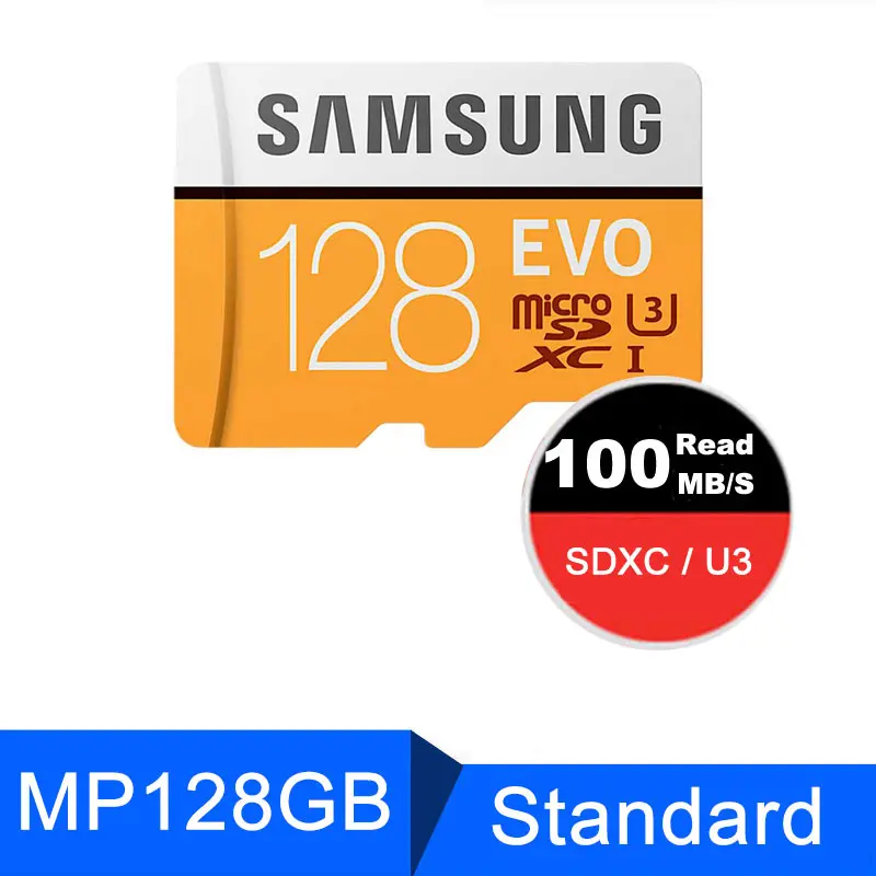 SAMSUNG Micro SD 128 Гб 64 ГБ 32 ГБ карта памяти 256 Гб класс 10 Microsd SDHC/SDXC TF C10 с OTG кардридер заголовок sd-карта 512 ГБ - Емкость: MP128G U3 Class10