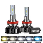 Светодиодный головной светильник 16000LM светодиоды с чипом CSP 110W H4 светодиодный H7 Canbus H1 H3 H8 H11 9005 9006 Автомобильные фары головного света, противотуманные фары, светильник лампы головной светильник для автомобиля