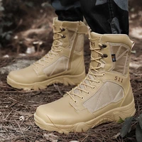 men tactical boots army boots mens military desert waterproof work safety sneakers hiking sports ankle outdoor boots