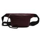 Трендовая поясная сумка для женщин из искусственной кожи, миниатюрная сумочка на молнии, корейская мода, нагрудная женская сумка из искусственной кожи, 2021