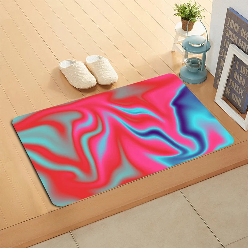 HEARMNY Новое поступление голографические фоны коврик для двери домашний машина