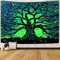 colorful tree of life tapestry psychedelic forest hippie art wall hanging tapestries for living room bedroom home decor