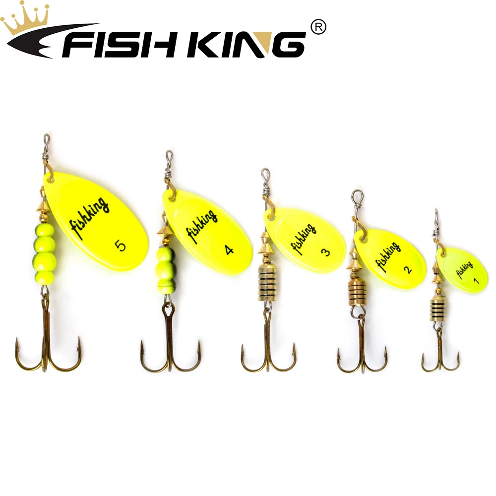 Супер металлическая рыболовная приманка FISH KING 3 9 г 4 6 7 10 8 15 блесна жесткие