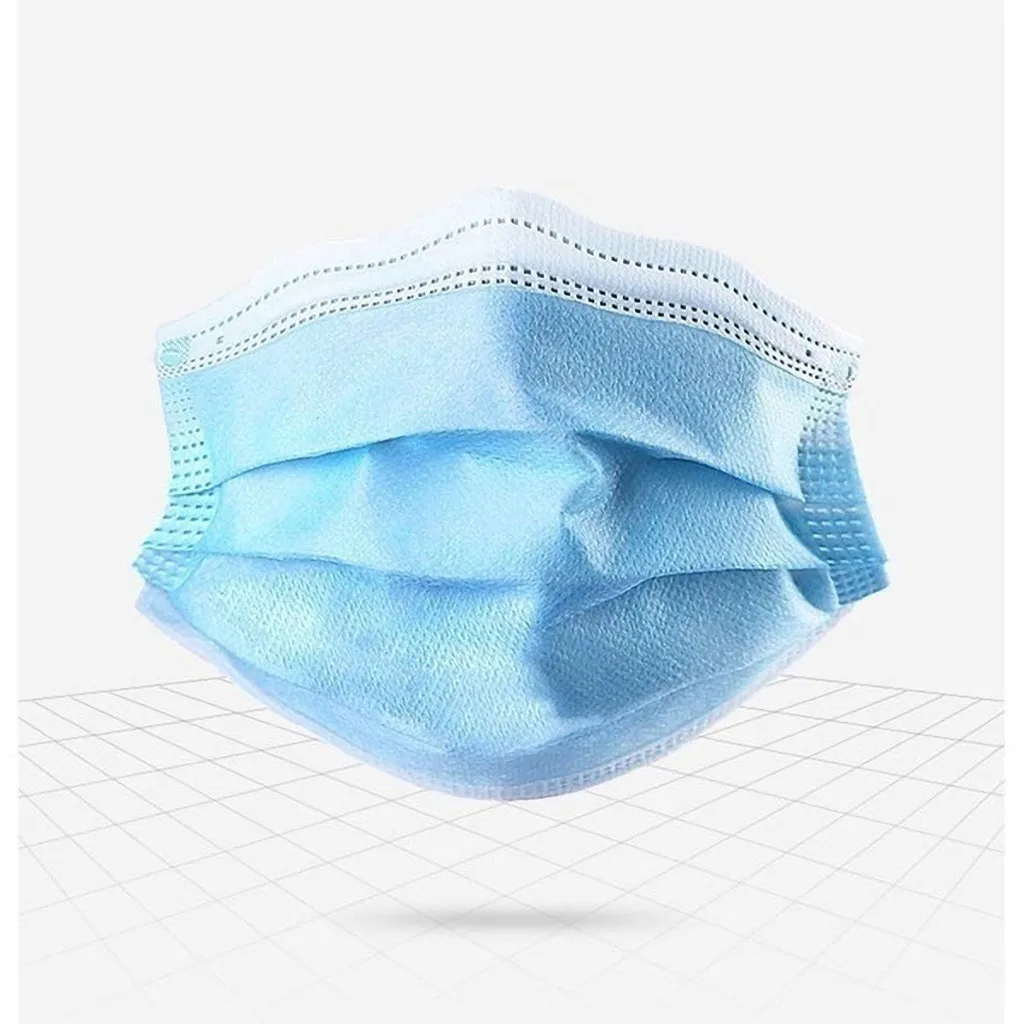 50pcs Mask Protection Mouth Cover Nonwove 3 Layer Ply Filter Disposable Masks mouth Face Protective Breathable#y30 | Красота и