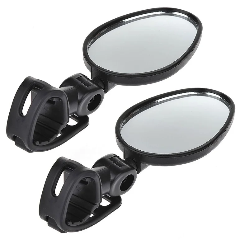 

1PCS Handlebar Wide-angle Concave Rearview Mirror Bicycle Riding Accessories Safety Reversing Silicone Mountain Bike Universal