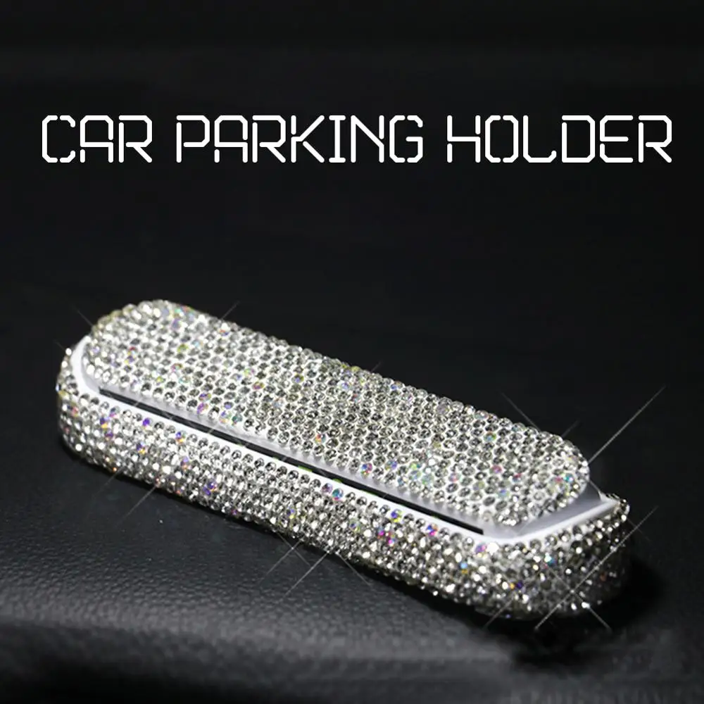 Скрываемая табличка с номером телефона со стразами карта автомобильной