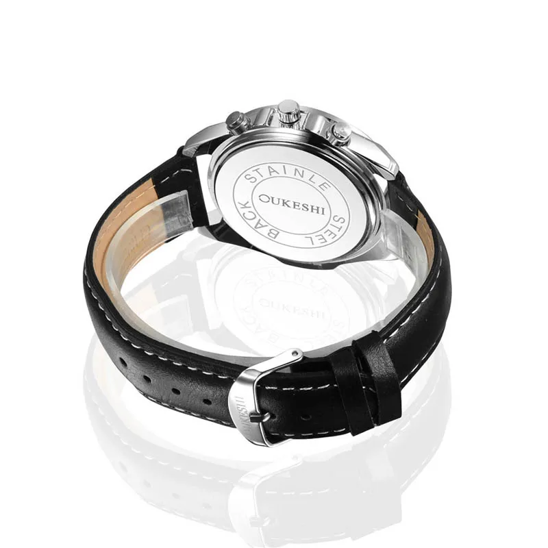 

Temperament Business Design Watch Quartz Leisure Men Watches Leather Strap WristWatch Clock friend Gift Relogio Masculino