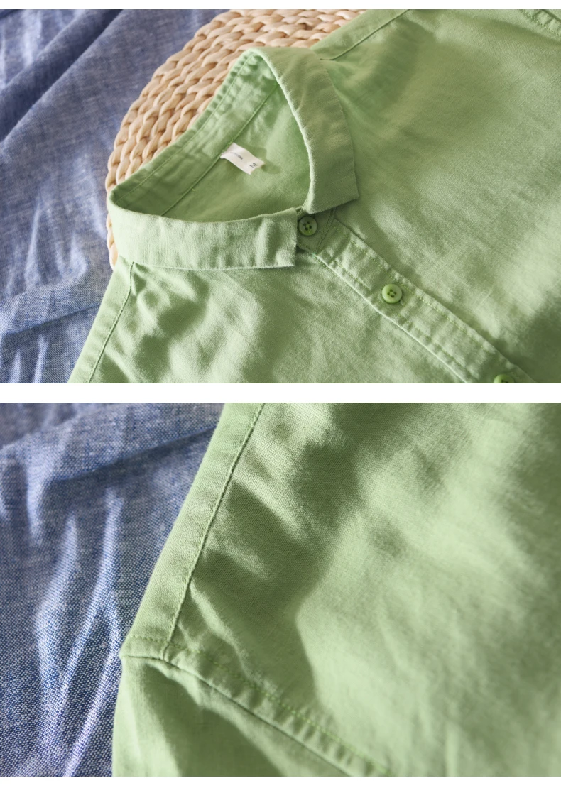 Новые дизайнерские рубашки с длинным рукавом мужские брендовые льняные серы