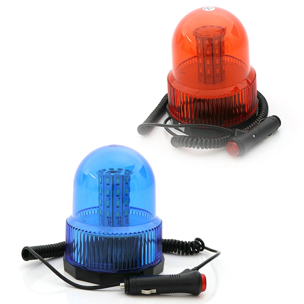 Синий Янтарный 40 SMD светодиодный Авто Грузовик мигает Аварийные огни полицейские