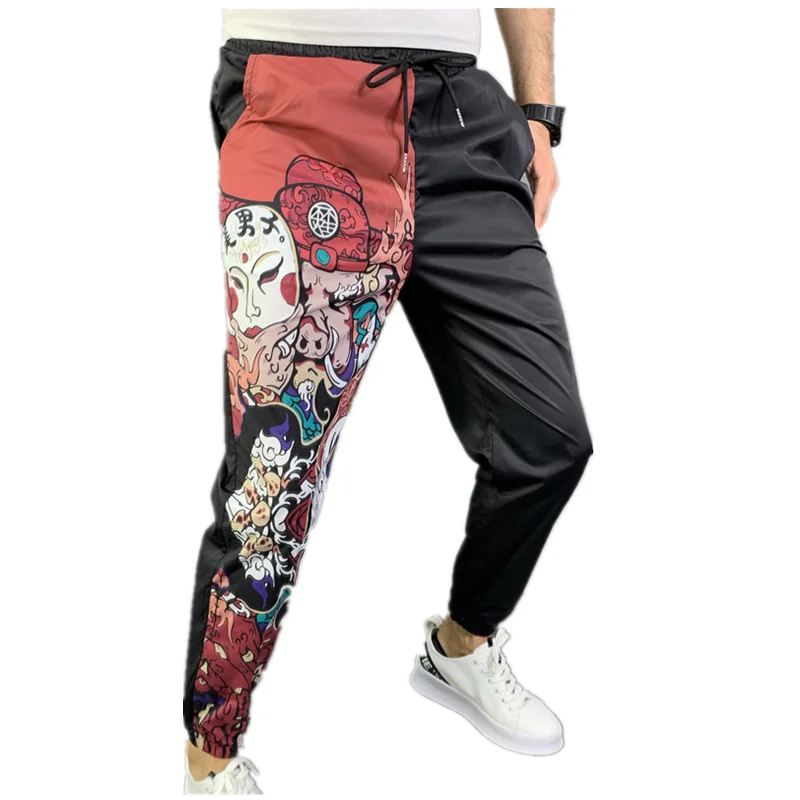 

Harem Pants Men Joggers Men's Pants Personalized printed patchwork Streetwear Men's Casual Pants Hip Hop M-5XL 2021