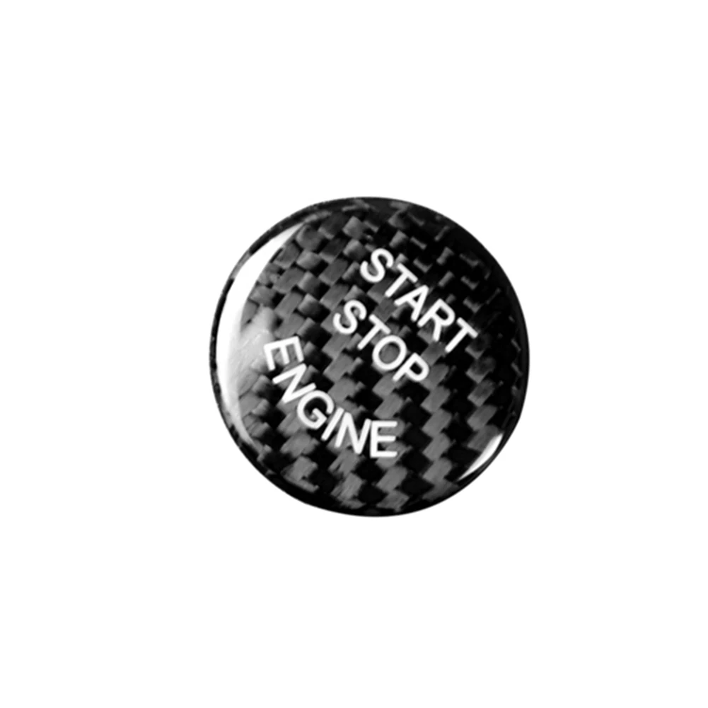 

E70/Z4 Carbon Fiber Cover Keyless Button Start Stop Switch Button Cover Cap Trim Carbon Fiber E60 E87