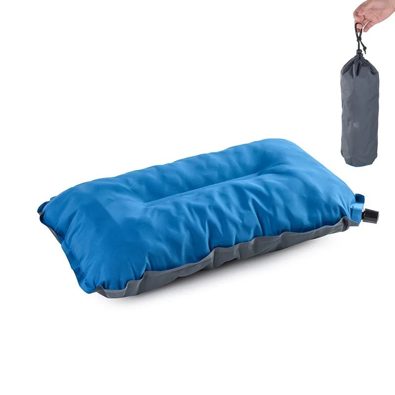 

Factory Store Automatic Inflatable Pillow For Hiking Backpacking Travel Camping Nap Portable Air With Foam