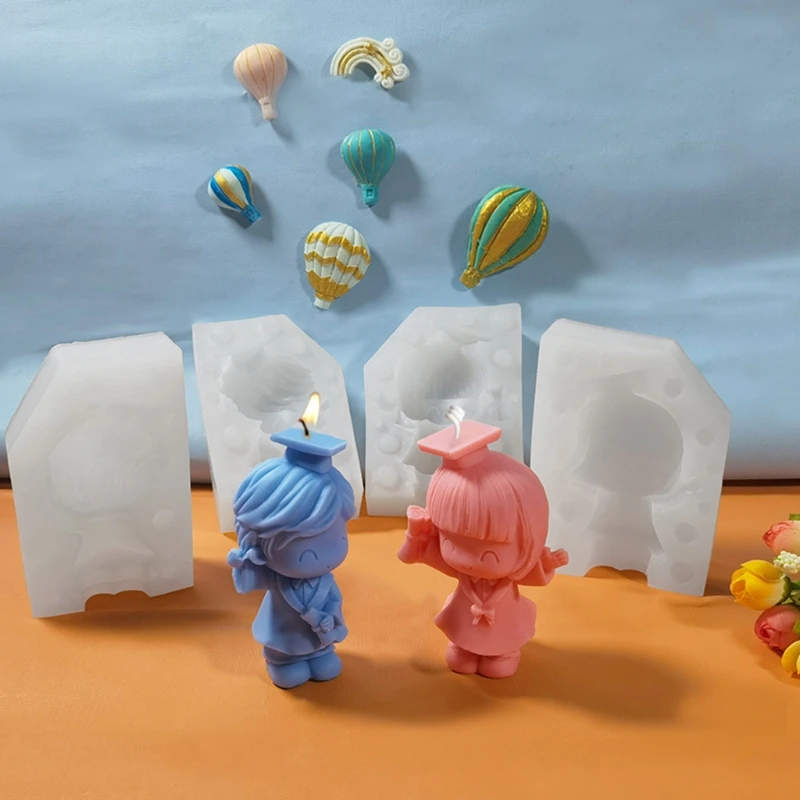 

Graduated Bachelor Resin Mold Aromatherapy Candle Plaster Soap Silicone Mould