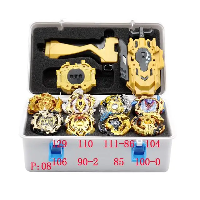 008 Золотой костюм Beyblade b-145 Beyblades набор металлических бейблэйдов burst box Bey Blade Beyblade детские игрушки - Цвет: 008