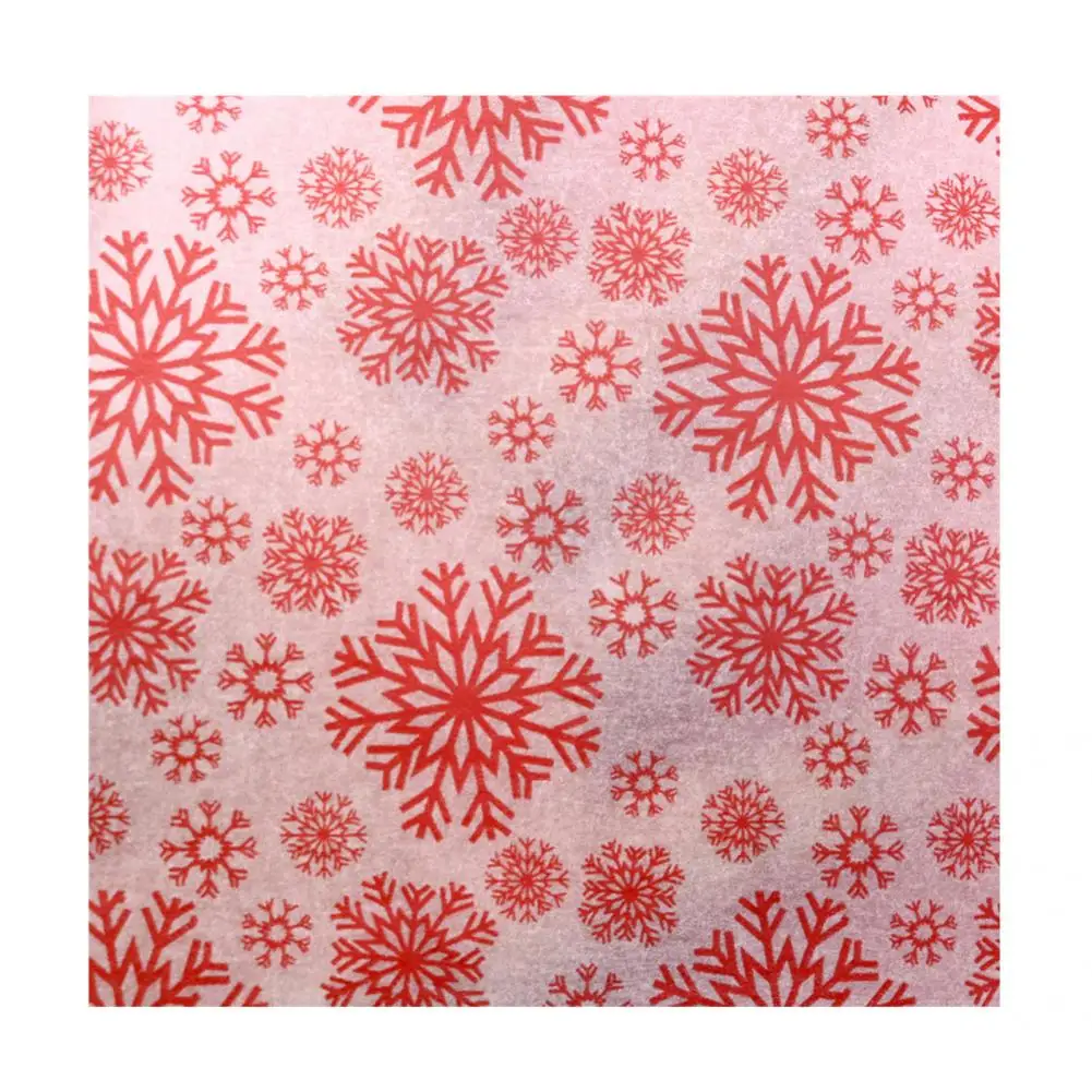 Легкая в формовании бумага Счастливого Рождества Снежинка печатная упаковочная